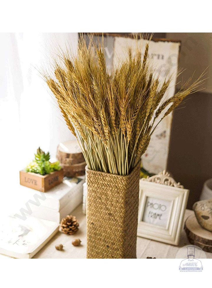 Cake Decor Natural Dried Wheat Stalks For Cake Decoration Bouquet Wedding Party Centerpieces Decorative (10 pcs pack)