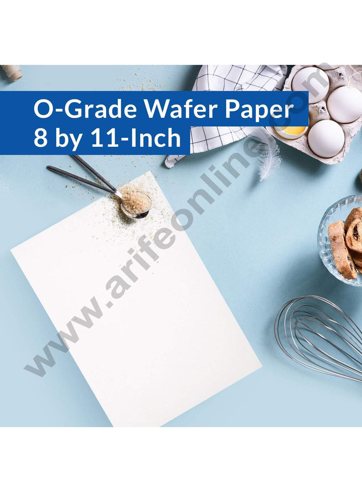 Cake Decor Oasis Supply O-Grade Wafer Paper, 8 by 11-Inch (10 Pc Pack)