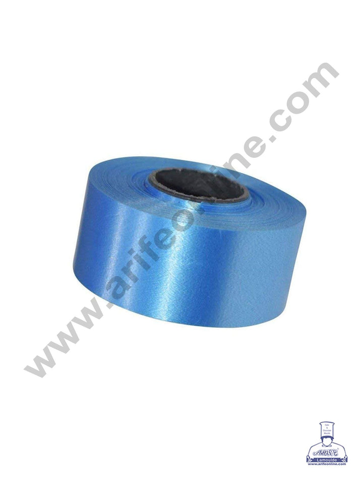 Cake Decor Plastic Curling Ribbon Roll for Flower Making Party Decoration & Festive Decoration - Set of 5pcs - Dark Blue