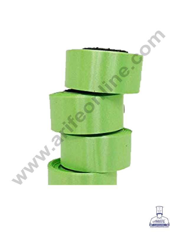 Cake Decor Plastic Curling Ribbon Roll for Flower Making Party Decoration & Festive Decoration - Set of 5pcs - Light Green