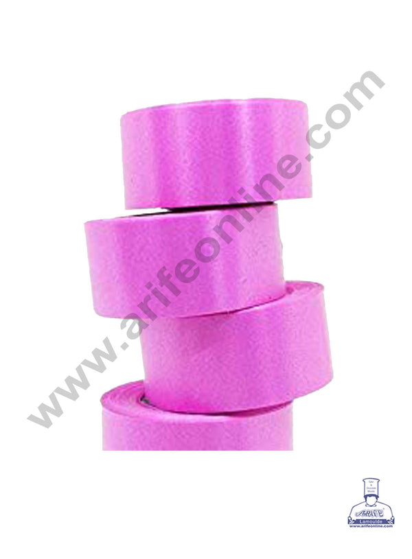 Cake Decor Plastic Curling Ribbon Roll for Flower Making Party Decoration & Festive Decoration - Set of 5pcs - Light Pink