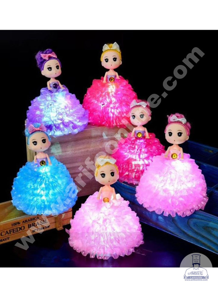 Cake Decor Plastic Glowing Doll Toy for Cake Decorations