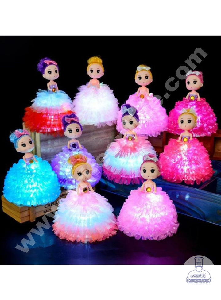 Cake Decor Plastic Glowing Doll Toy for Cake Decorations