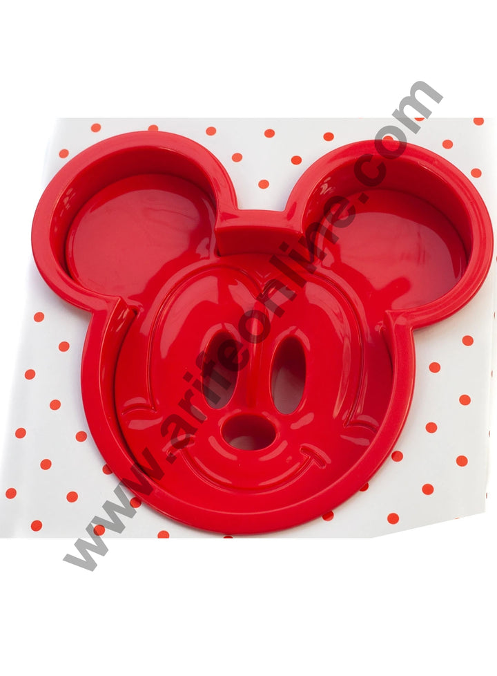 Cake Decor Plastic Mickey Mouse Face Shaped Sandwich Bread Plastic Cookie Biscuit Pastry Fondant and Cake Cutter