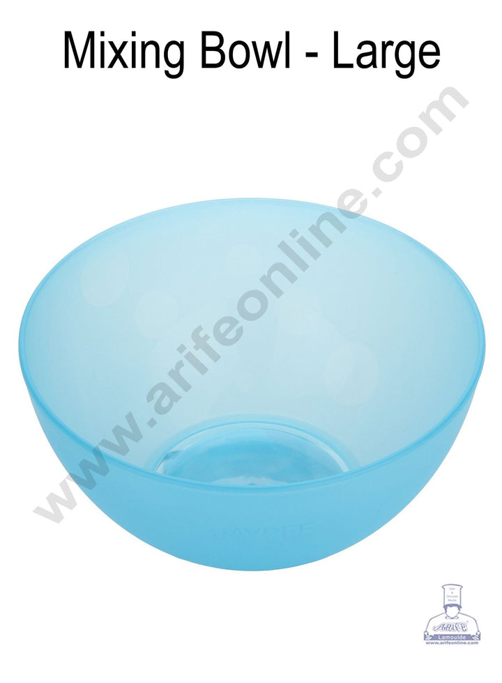 Cake Decor Plastic Mixing Bowl - Multicolor - Large ( 30 x 30 x 12 )