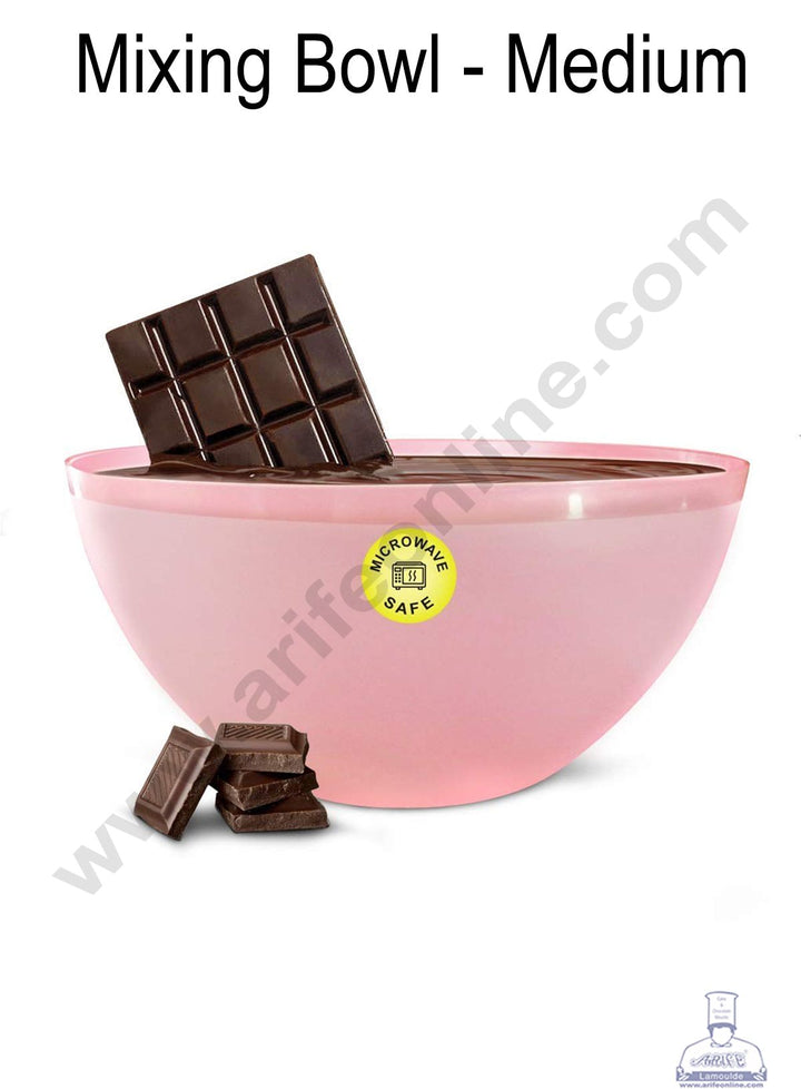 Cake Decor Plastic Mixing Bowl - Multicolor - Medium ( 20 x 20 x 10 )