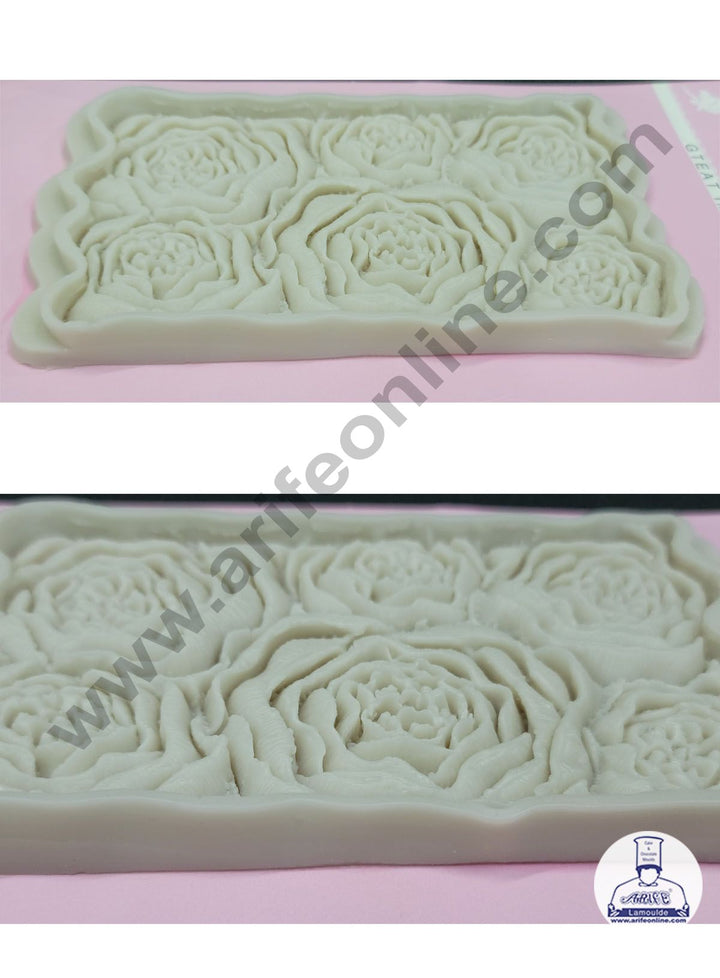 Cake Decor Rose Flower Simpress Silicone Mold Cake Decorating Fondant Gum Paste Icing SBSP-1153YX