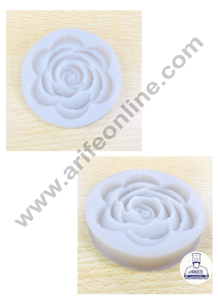 Cake Decor Silicon 1 Cavity Rose Fondant Clay Marzipan Cake Decoration Mould SBSP-1445Y