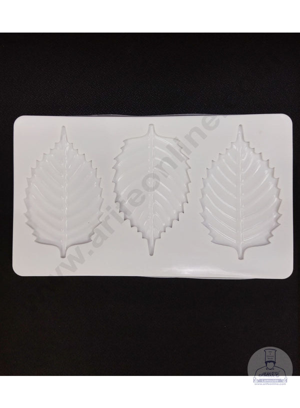 Cake Decor Silicon 3 Cavity Palm Leaf Shape Cake Decoration Mould SBSP-901
