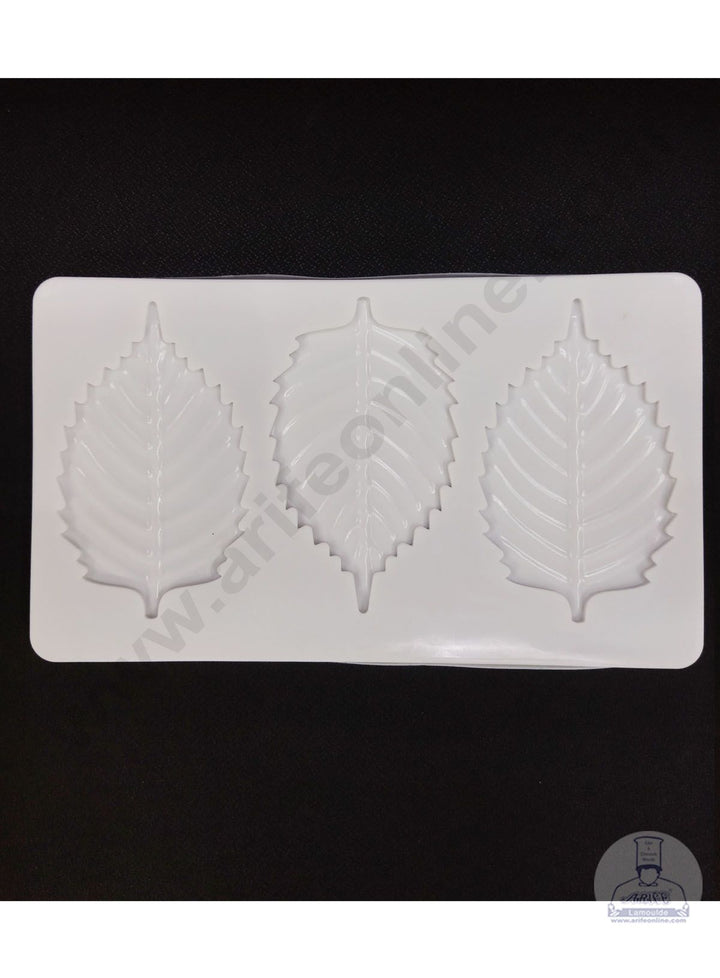 Cake Decor Silicon 3 Cavity Palm Leaf Shape Cake Decoration Mould SBSP-901