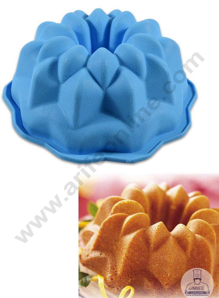 Cake Decor Silicon Flower Bundt Silicone Cake Mould Entremet Cake Mold Gelatin Jello Baking Silicone Mould ( SBSM-763 )