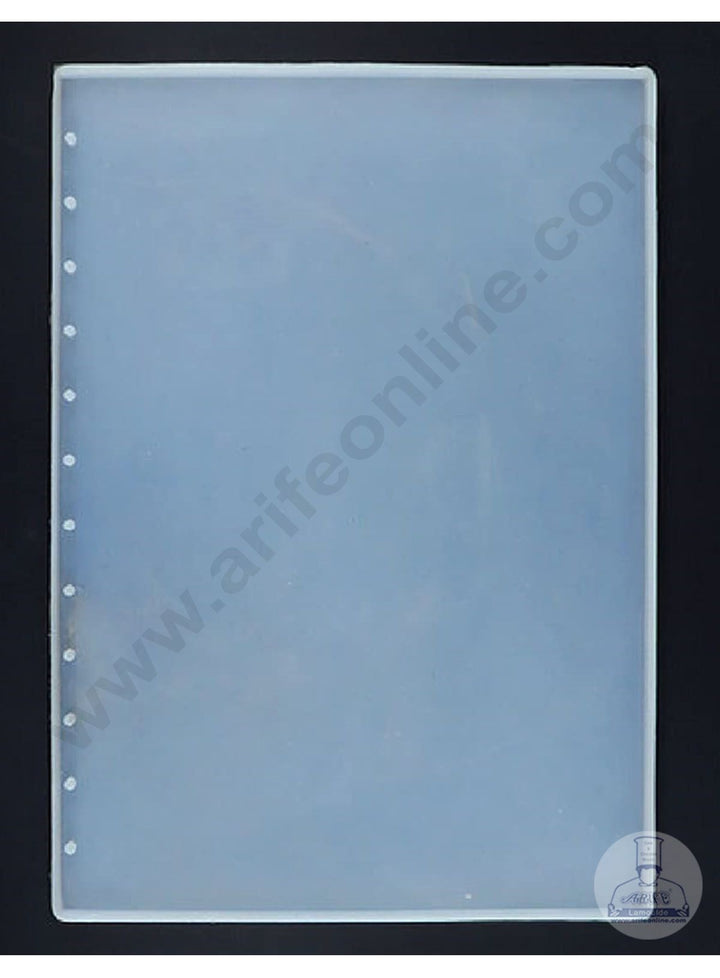 Cake Decor Silicon Resin Moulds - 1 Cavity A4 Size Notebook Cover Mould SBURP076-RM