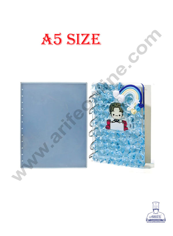 Cake Decor Silicon Resin Moulds - 1 Cavity A5 Size Notebook Cover Mould SBURP077-RM