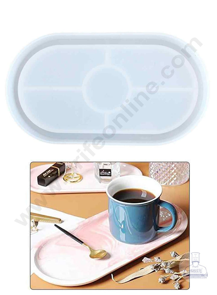 Cake Decor Silicon Resin Moulds - 1 Cavity Capsule Tray Mould SBURP119-RM