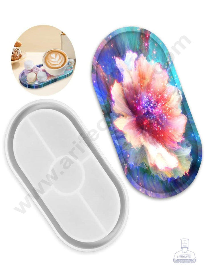 Cake Decor Silicon Resin Moulds - 1 Cavity Capsule Tray Mould SBURP119-RM