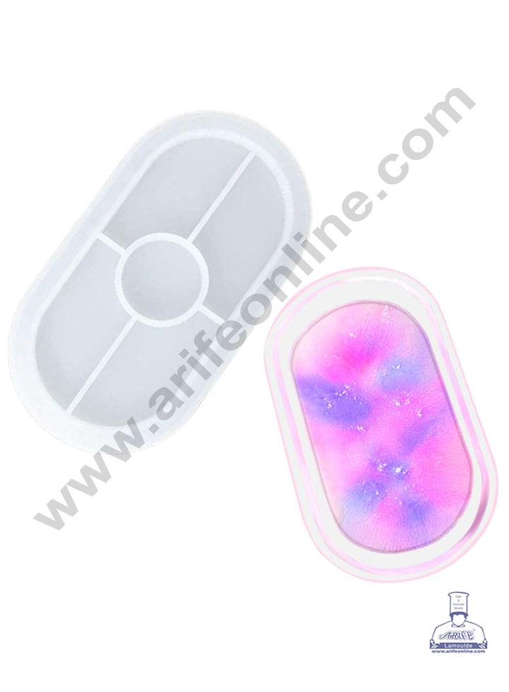 Cake Decor Silicon Resin Moulds - 1 Cavity Capsule Tray Mould SBURP119-RM