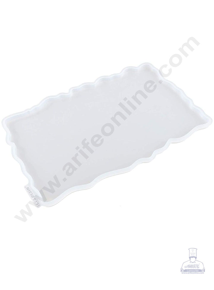Cake Decor Silicon Resin Moulds - 1 Cavity Coaster Tray Mould SBURP070-RM