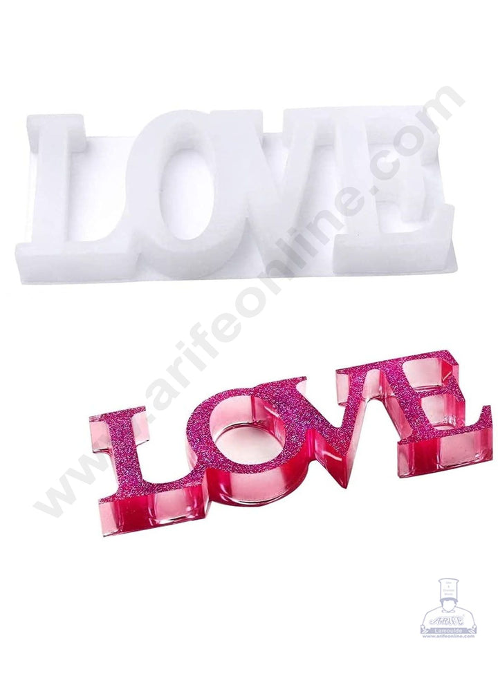 Cake Decor Silicon Resin Moulds - 1 Cavity Love Mould SBURP114-RM