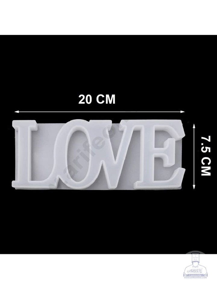 Cake Decor Silicon Resin Moulds - 1 Cavity Love Mould SBURP114-RM