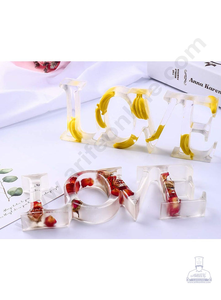 Cake Decor Silicon Resin Moulds - 1 Cavity Love Mould SBURP114-RM