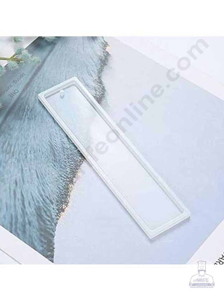 Cake Decor Silicon Resin Moulds - 1 Cavity Plain Bookmark Mould SBURP117-RM