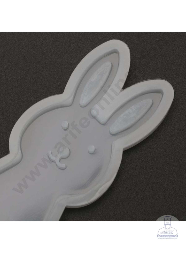 Cake Decor Silicon Resin Moulds - 1 Cavity Rabbit Bookmark Mould SBURP094-RM