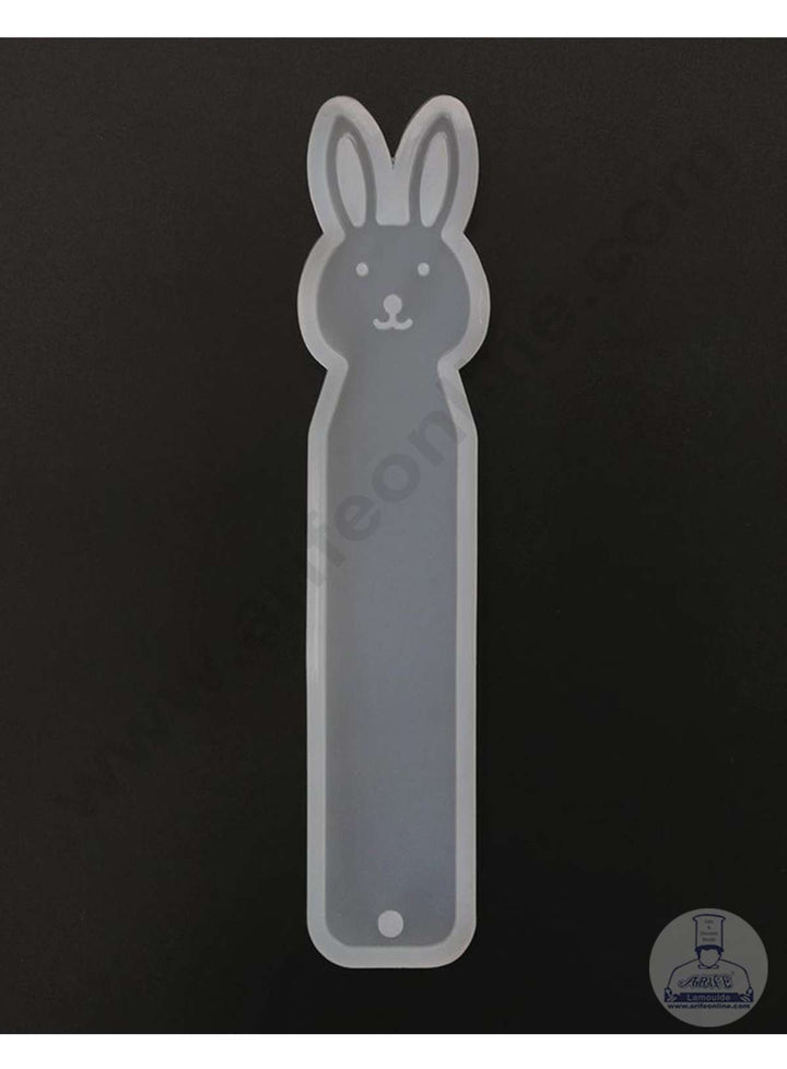 Cake Decor Silicon Resin Moulds - 1 Cavity Rabbit Bookmark Mould SBURP094-RM