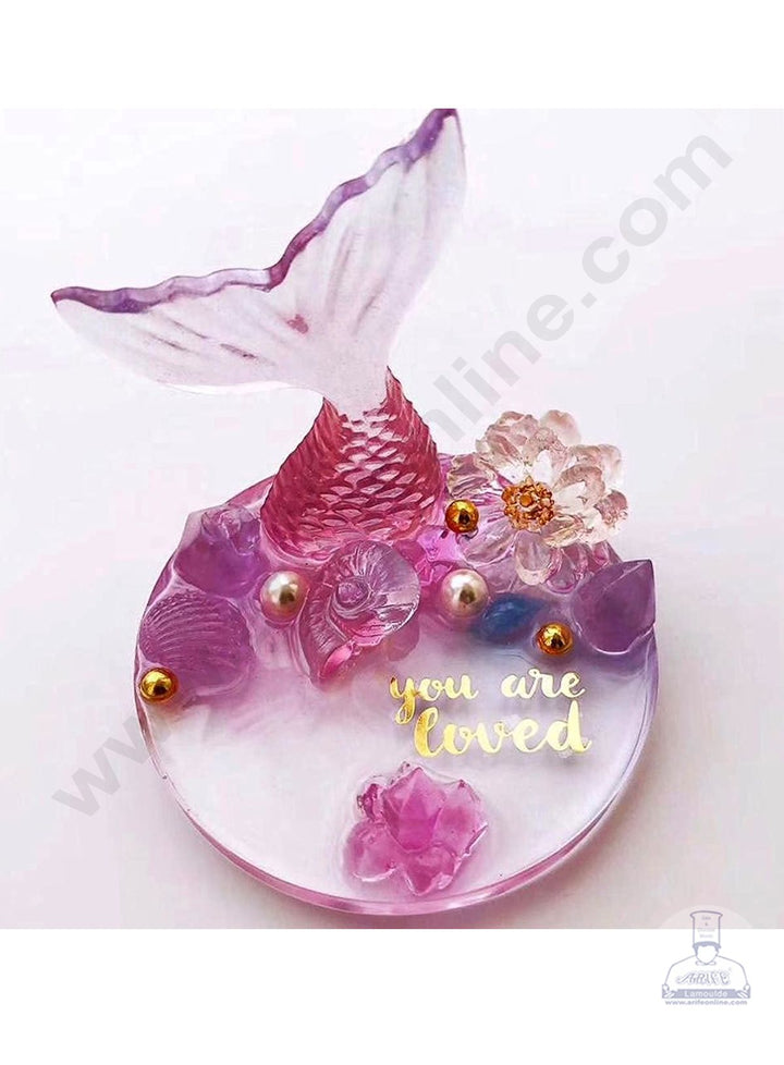 Cake Decor Silicon Resin Moulds - 1 Cavity Round Coaster Mould - 5 inch SBURP170-RM