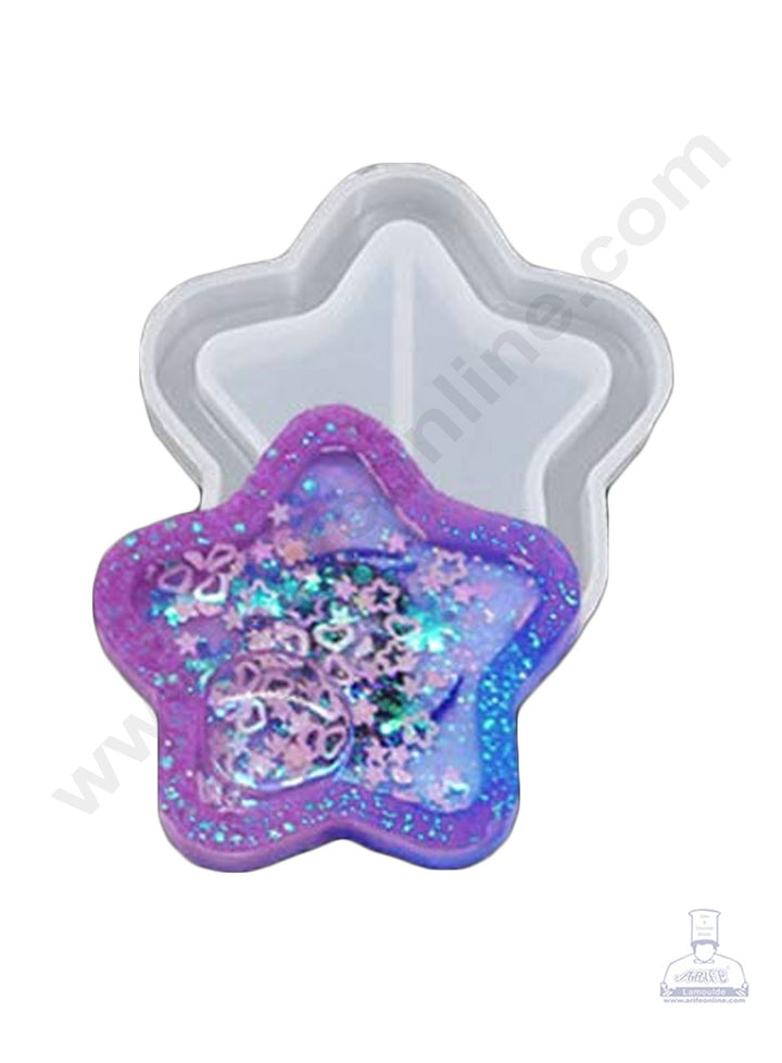 Cake Decor Silicon Resin Moulds - 1 Cavity Star Shaker Mould - 2 inch SBURP137-RM