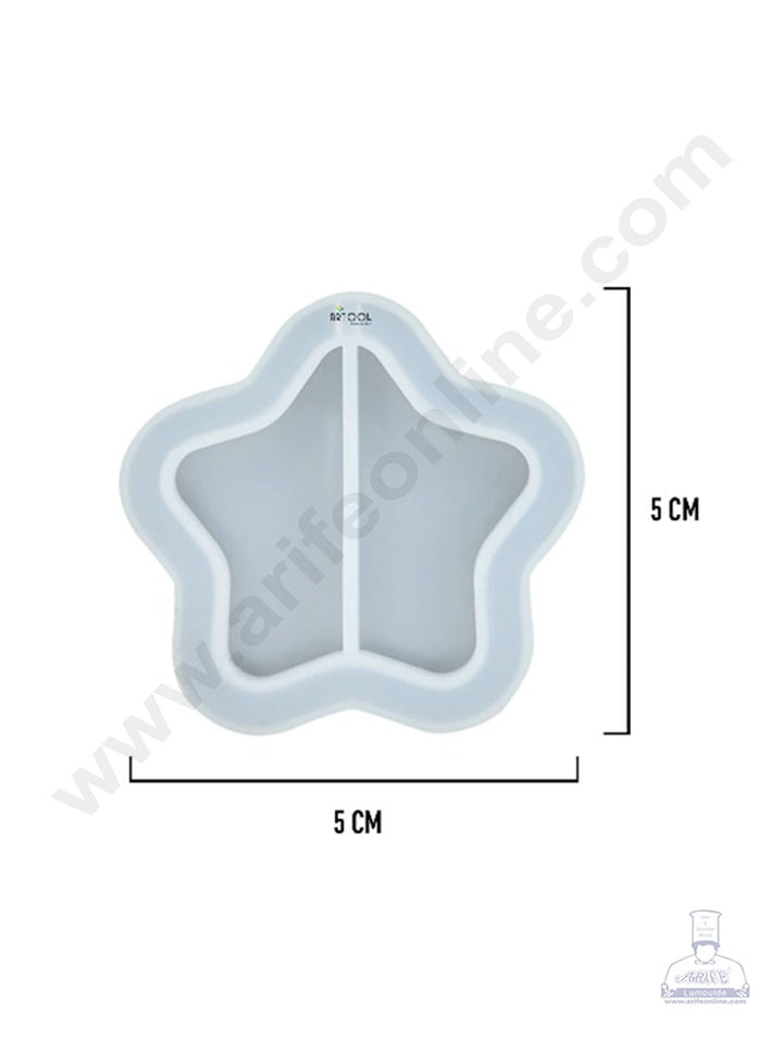 Cake Decor Silicon Resin Moulds - 1 Cavity Star Shaker Mould - 2 inch SBURP137-RM
