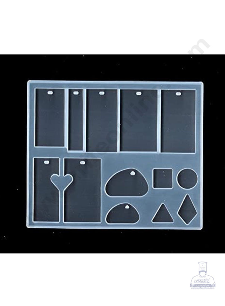 Cake Decor Silicon Resin Moulds - 13 Cavity Key Chain Mould