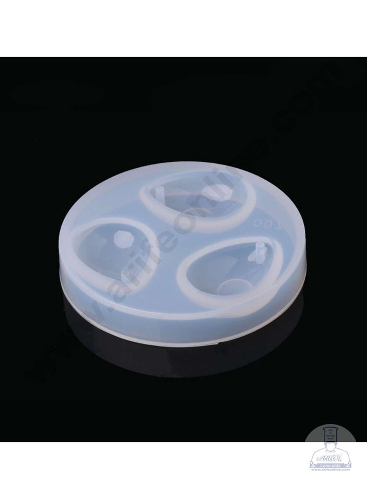 Cake Decor Silicon Resin Moulds - 3 Cavity Water Drop Mould SBURP071-RM