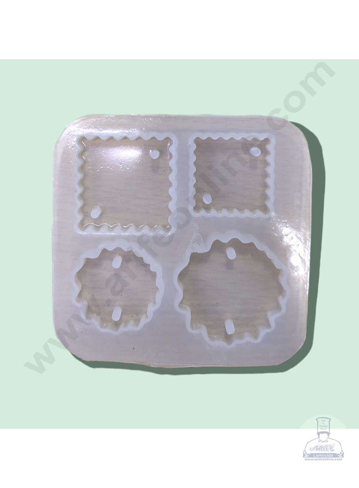 Cake Decor Silicon Resin Moulds - 4 Cavity Rakhi Mould SBURP002-RM
