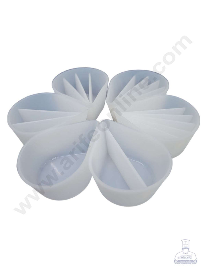 Cake Decor Silicon Resin Moulds - 6 pcs Set Pouring Cup Mould SBURP187-RM