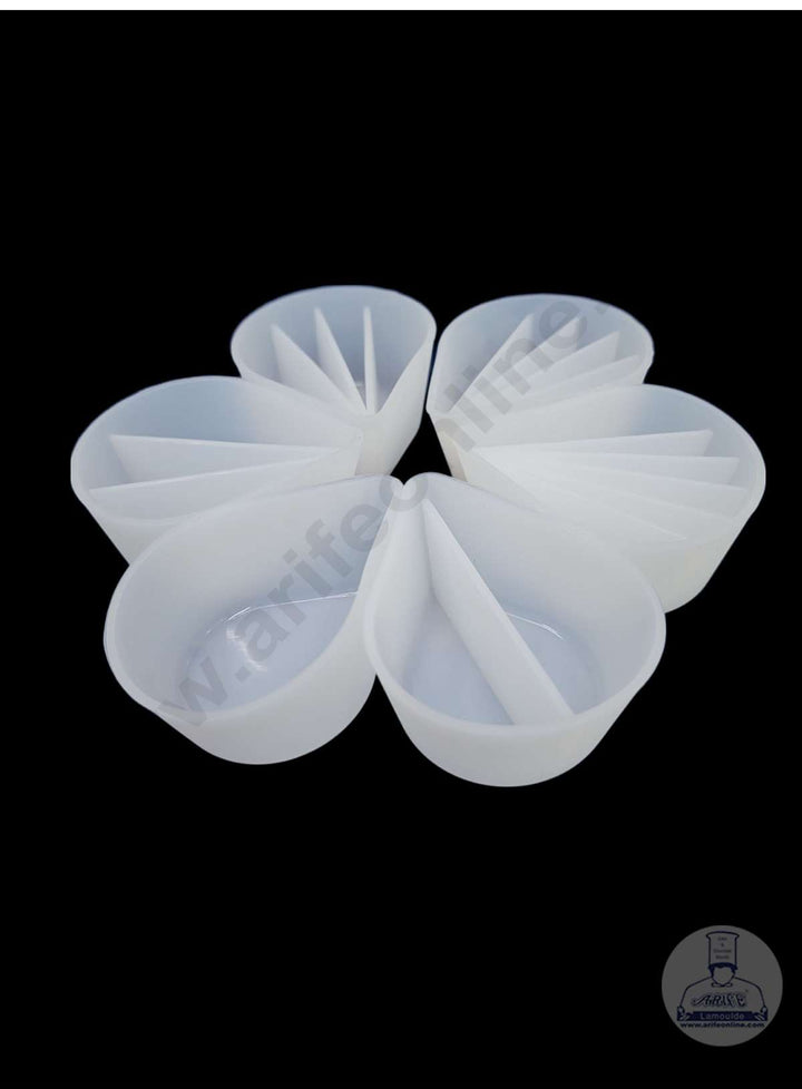 Cake Decor Silicon Resin Moulds - 6 pcs Set Pouring Cup Mould SBURP187-RM