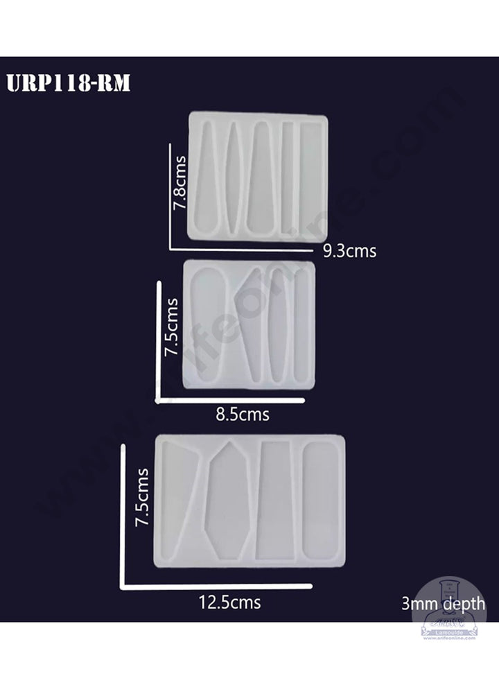 Cake Decor Silicon Resin Moulds - Hair Clip Mould (3 pcs set) SBURP118-RM