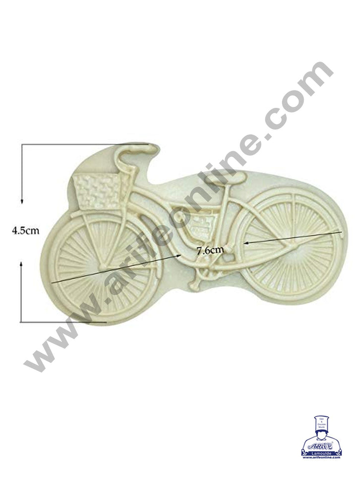 Cake Decor Silicone 1 Cavity Cycle Shape Fondant Marzipan Mould