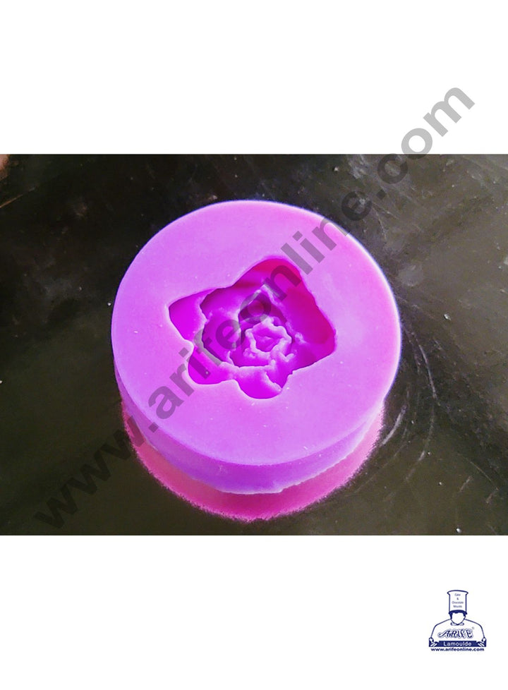 Cake Decor Silicone 1 Cavity Rose Shape Fondant Marzipan Mould