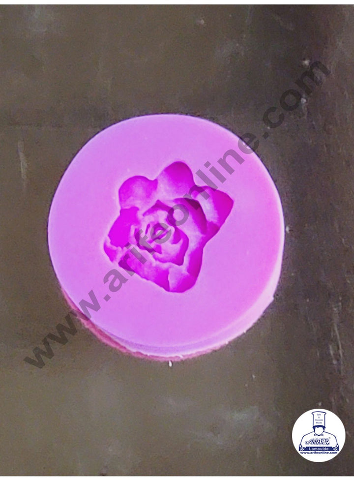 Cake Decor Silicone 1 Cavity Rose Shape Fondant Marzipan Mould