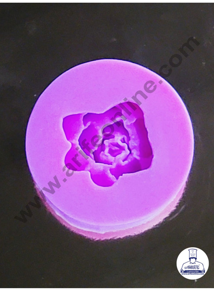 Cake Decor Silicone 1 Cavity Rose Shape Fondant Marzipan Mould