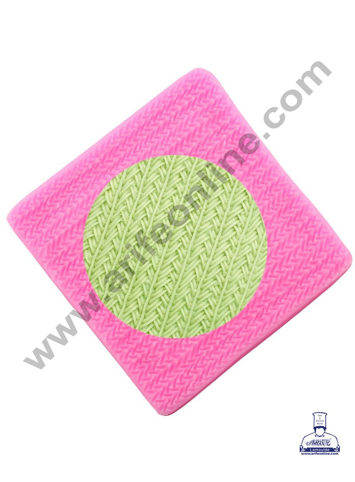 Cake Decor Silicone 1 Cavity Sweater Texture Fondant Marzipan Mould