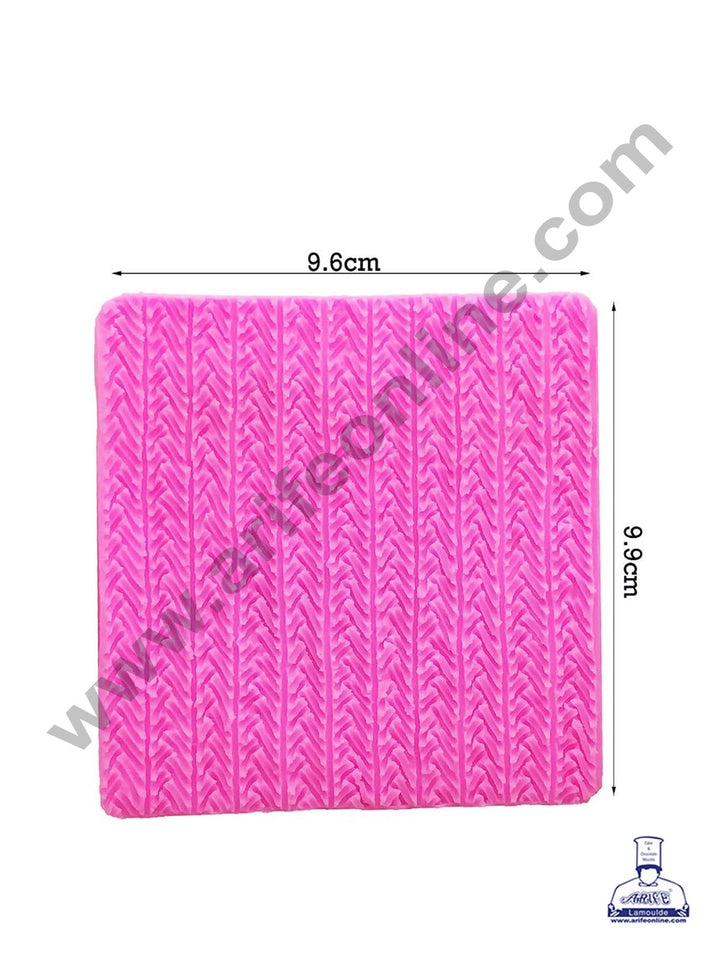 Cake Decor Silicone 1 Cavity Sweater Texture Fondant Marzipan Mould