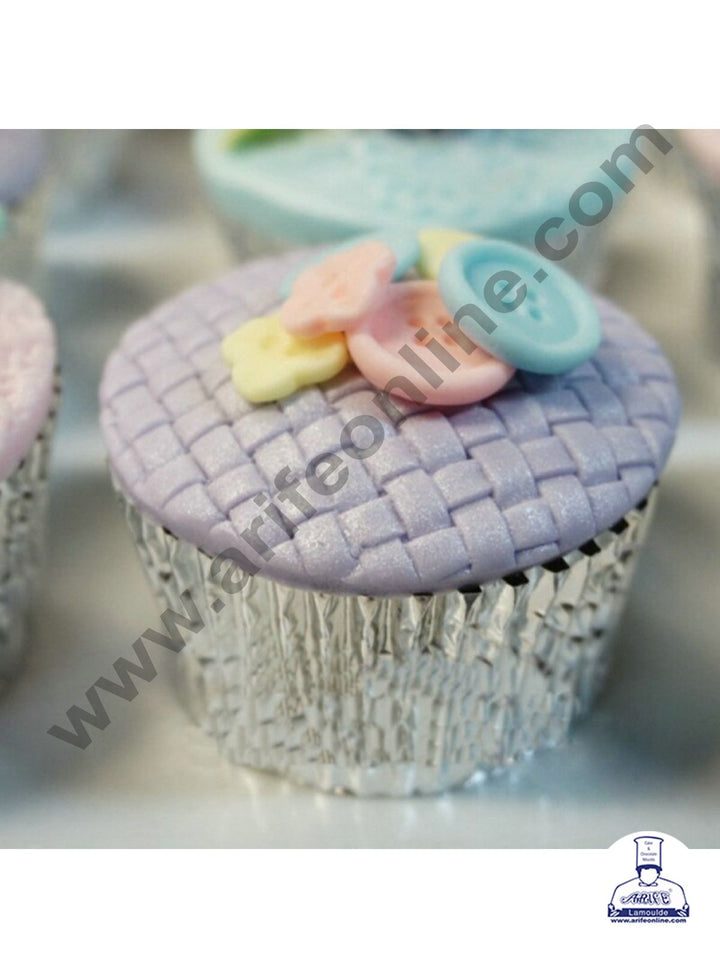 Cake Decor Silicone 1 Cavity Sweater Texture Fondant Marzipan Mould