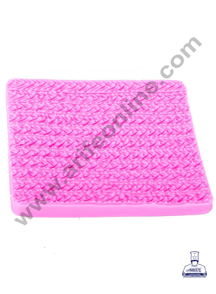 Cake Decor Silicone 1 Cavity Sweater Texture Fondant Marzipan Mould