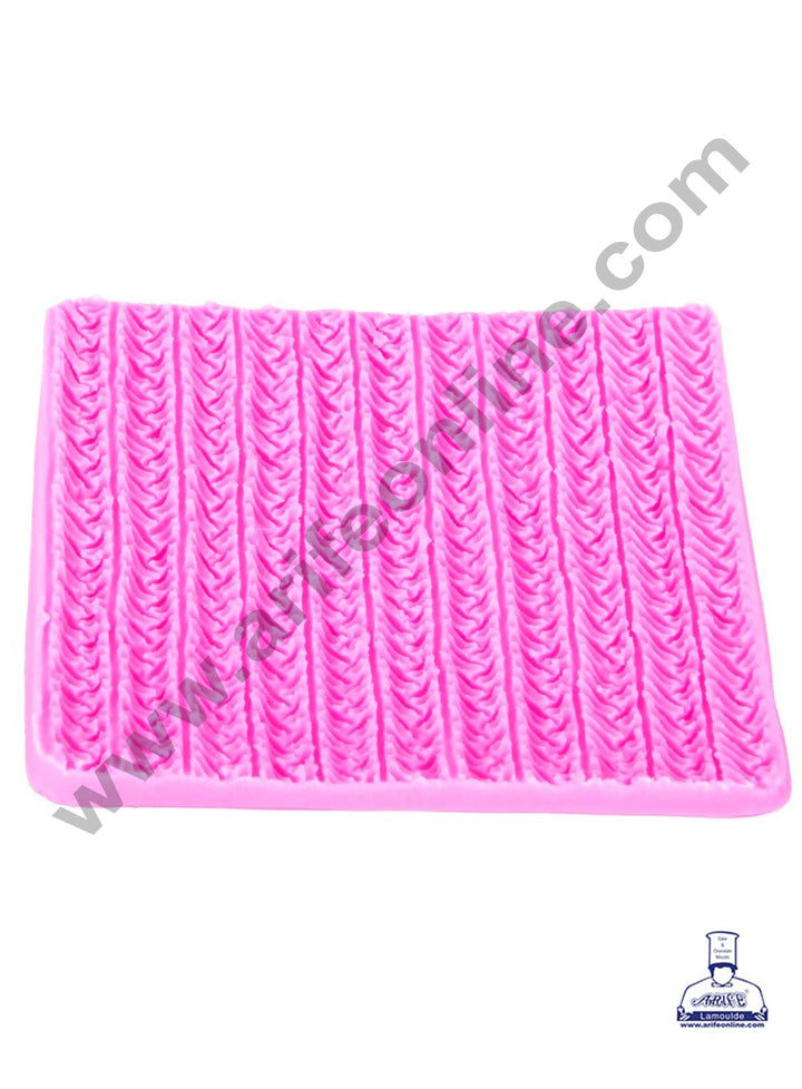 Cake Decor Silicone 1 Cavity Sweater Texture Fondant Marzipan Mould