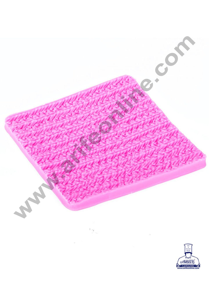 Cake Decor Silicone 1 Cavity Sweater Texture Fondant Marzipan Mould