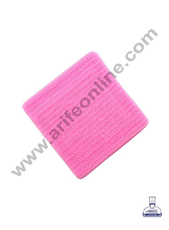 Cake Decor Silicone 1 Cavity Sweater Texture Fondant Marzipan Mould