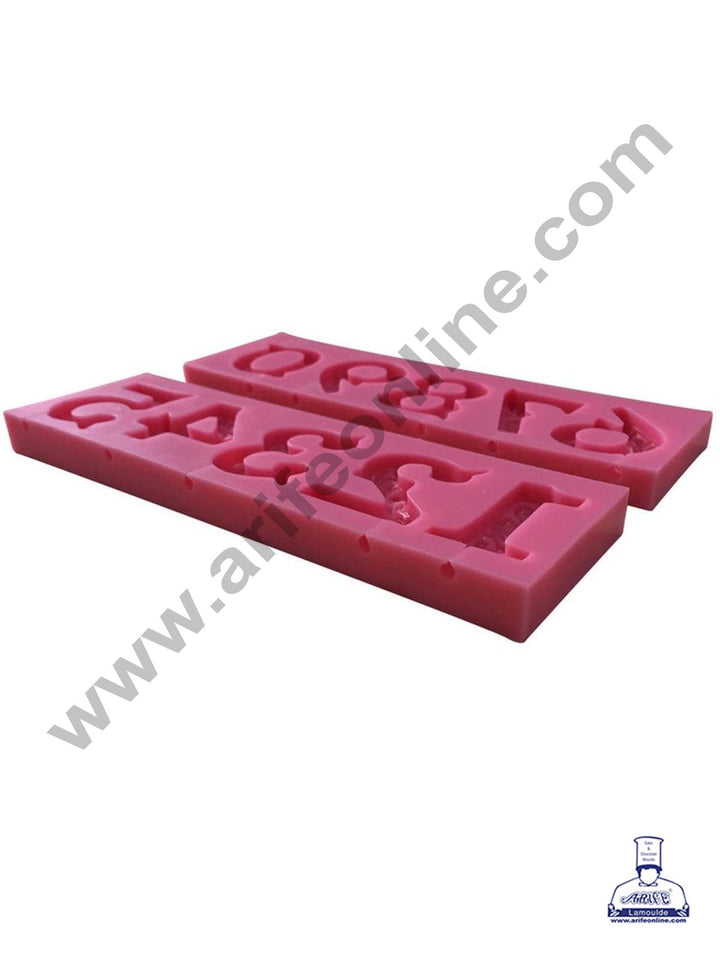 Cake Decor Silicone 10 Cavity Number Shape Fondant Marzipan Mould