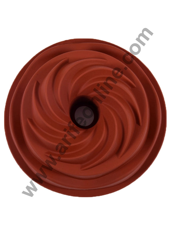 Cake Decor Silicone Bundt Flower Shape Cake Mould Spiral Chimney Cake Muffin Silicon Mould Pastry Jelly Cake Mold SBSM-736