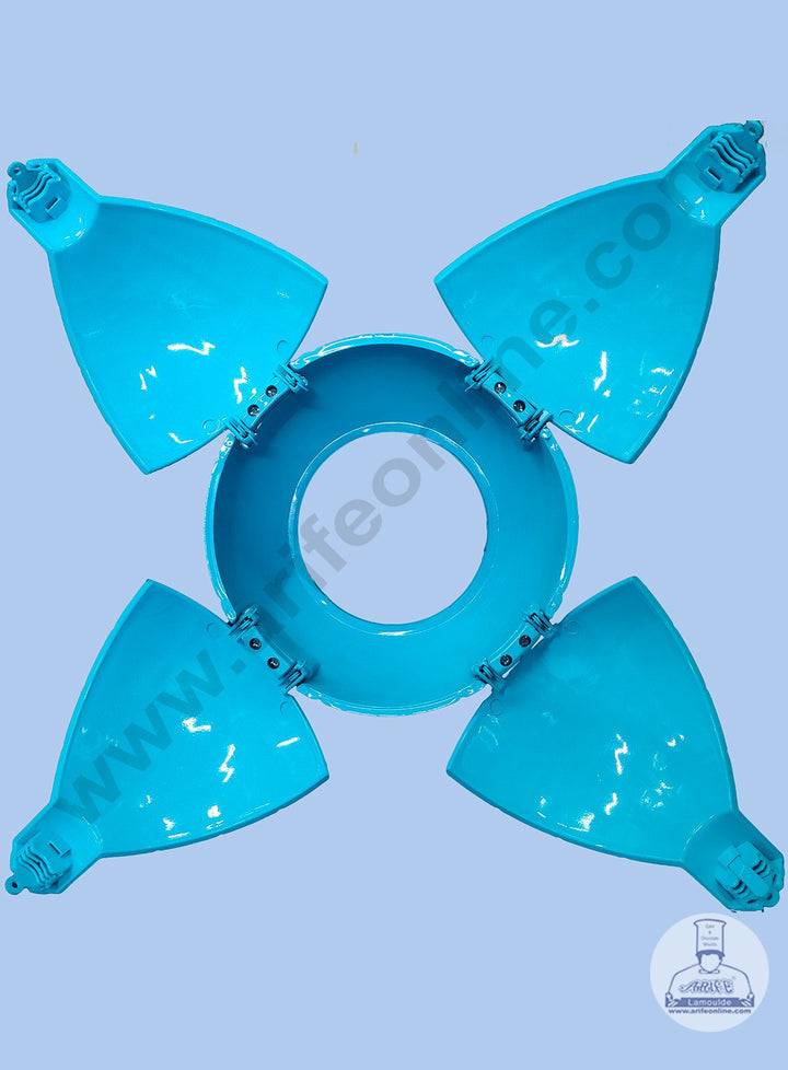 Cake Decor Surprise Unexpected Plastic Bomb Shaped Cake Gift Box for All Occasions - Metallic Blue